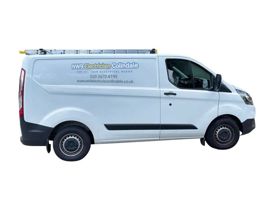 NW9 Electrician Colindale van